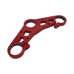   Erősített felső villakifli teleszkópvillához, piros, tuning Simson S51, S50, S70, S53, S83