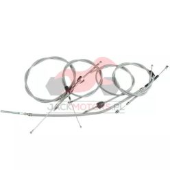   Bowden készlet, szürke, külső állítócsavarral - Simson Star Sperber Habicht SR4