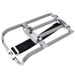   Szürke csomagtartó, emelő fogantyúval + csavarok+ szürke távtartók, Simson, KR51 Schwalbe