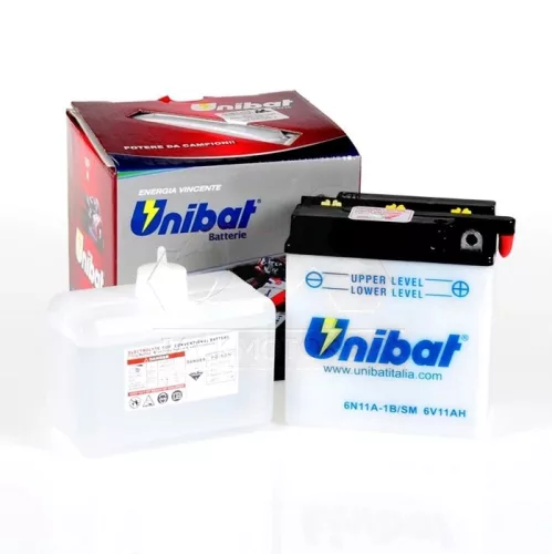 Akkumulátor, UNIBAT, 6N11A-1B (120X60X130), 6V 11Ah