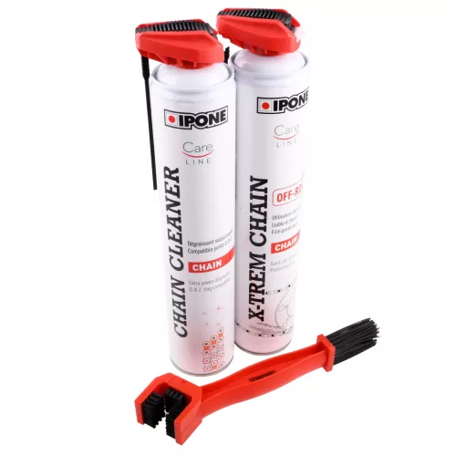 Lánctisztító és kenő készlet, IPONE OFF ROAD CHAIN CARE + BRUSH