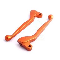   Fék és kuplung kar MZA - tömör alumínium, Narancssárga, Simson, S50, S51, S53, SR50, KR51/2 Schwalbe