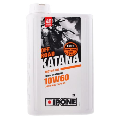 Olaj, 10W60, 2L, Katana Off Road, Ipone