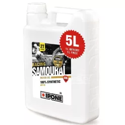   Olaj, IPONE SAMOURAI RACING 2T, 5L, eper illatú, hordóból töltve