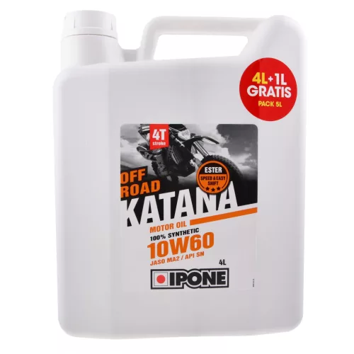 Olaj, IPONE 10W60 KATANA, 100% szintetikus, 4L