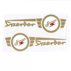   Üzemanyagtartály (tank) matrica, SIMSON Sperber, bal - jobb