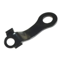   Kürttartó lemez alsó villahídra PPB grafitfekete, Simson, S70