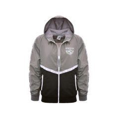   Kapucnis széldzseki, szürke-fekete-fehér, S méret, SIMSON, SUHL