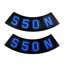 Matrica, oldalburkolat, kék, SIMSON, S50N, készlet