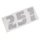Matrica, oldalburkolat, MZ ETZ 251 HGR