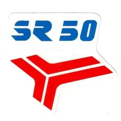 Matrica lábvédőidomra, piros/kék – SR50