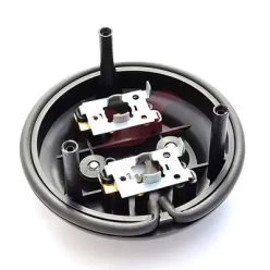   Hátsó lámpa ház, kerek, Ø120mm, 3 csavar, Simson, S50, S51, S70, S53, S83, KR51/2 Schwalbe, SR50, SR80 - MZ ETZ