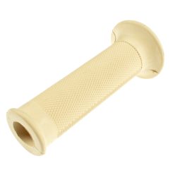   Kormány markolat gumi bal, lyuk nélkül, fix markolat, vajszínű, Simson, KR51 Schwalbe, SR4-2, SR4-3, SR4-4