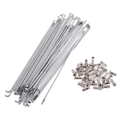   Küllőszett, anyával, krómozott, 193/200-as, M3.5-, 19 " kerékhez- Simson S53, S83, MS50