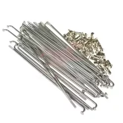   Küllőszett, anyával - 164mm M3,5 19 Collos kerékhez-rozsdamentes, Simson, S53, S83, MS50