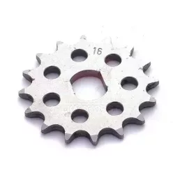   Szekunder hajtás első lánckerék, tuning, 16 fogú, Simson S51, S70, S53, S83, KR51/2 Schwalbe, SR50, SR80