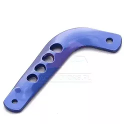   Kipufogó tartó, rövid, Enduro, Alumínium, kékre eloxált, Simson, S51, S70, S53, S83 Enduro