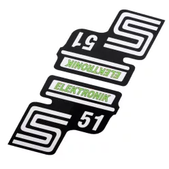 Burkolat matrica, SIMSON ELEKTRONIK S51, zöld készlet