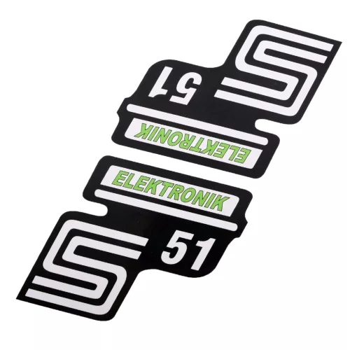 Burkolat matrica, SIMSON ELEKTRONIK S51, zöld készlet