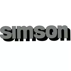 Matrica, üzemanyagtankra, ezüst-fekete, Simson
