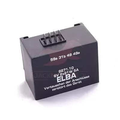 Elba töltő és villogtató egység 6V-2x21W 8871.10/1