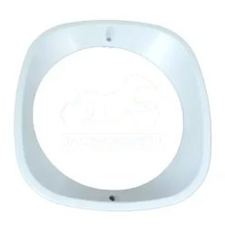   Fényszórókeret, fehér, Simson, KR51 Schwalbe, SR4-2 Star, SR4-3 Sperber, SR4-4 Habicht - MZ ES125, ES150 - IWL TR150 Troll