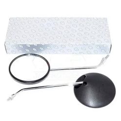   Visszapillantó tükör 2db Ø110mm, krómozott szárral, Simson, S50, S51, S70, S53, S83, KR51/2 Schwalbe, SR50, SR80