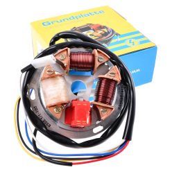   Generátor állórész 8305.1/1-100, 6V Elektronik (35/21W Bilux) - Simson S51, S70, KR51/2 Schwalbe