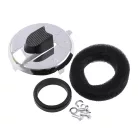 Gyújtásfedél, SIMSON KR 51 SCHWALBE, rozsdamentes, króm, MZA készlet