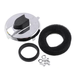   Gyújtásfedél, SIMSON KR 51 SCHWALBE, rozsdamentes, króm, MZA készlet