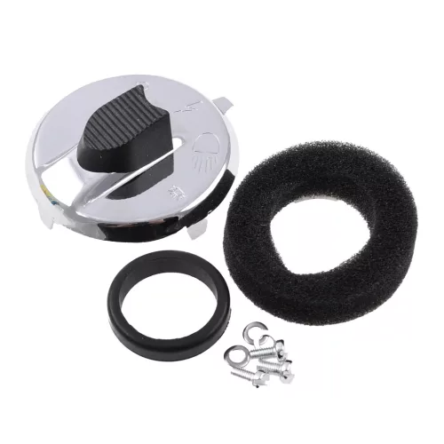 Gyújtásfedél, SIMSON KR 51 SCHWALBE, rozsdamentes, króm, MZA készlet
