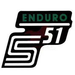 Matrica, oldalburkolat, zöld, SIMSON, ENDURO