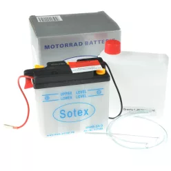 Akkumulátor, SOTEX, 6N4B-2A-3 (101X47X95), 6V 4Ah, KR51