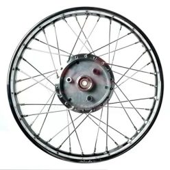   Kerék 1,5 x 16" Krómozott acélfelni-króm küllők- Simson S50, S51, KR51 Schwalbe, SR4