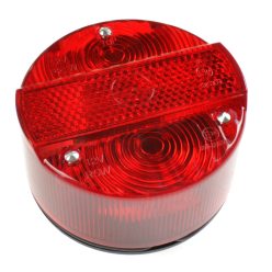   Hátsó lámpa kerek, helyzetjelző nélkül, komplett, Ø120mm, Simson, S50, S51, S70, KR51/2 Schwalbe, SR50, SR80