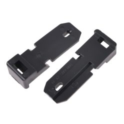   Fényszóró rögzítő tartó készlet, fekete - Simson S53, MZA