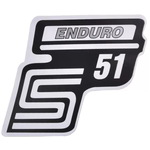 Matrica, SIMSON, oldalsó burkolat, ezüst, ENDURO, HGR