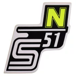 Matrica, SIMSON, oldalsó burkolat, S51N, sárga fluo, UGR