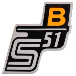 Matrica, SIMSON, oldalsó burkolat, S51B, narancssárga, HGR