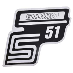 Matrica, SIMSON, oldalsó burkolat, fehér, ENDURO, HGR