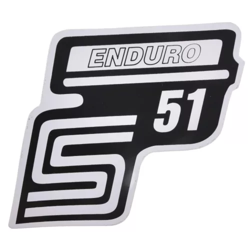 Matrica, SIMSON, oldalsó burkolat, fehér, ENDURO, HGR