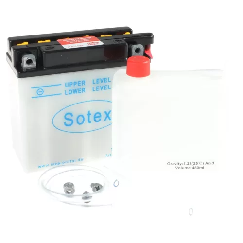 Akkumulátor, SOTEX, 12N5,5-3B / CB5-LB (125X60X140), 12V 5,5Ah