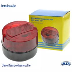   Hátsó lámpa kerek, komplett, Ø100mm, Simson, S50, KR51/2 Schwalbe