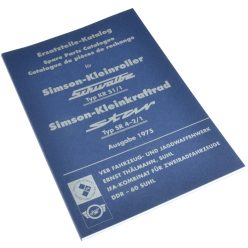   Alkatrészkatalógus 1975 – Simson KR51/1 Schwalbe, SR4-2/1 Star