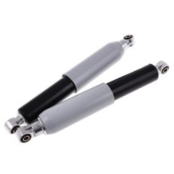   Hátsó lengéscsillapítók együléshez, 307mm, fekete, szürke műanyag borítással, Simson, KR50, SR4-1 Spatz