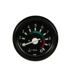   Fordulatszámmérő óra, fekete kerettel, visszajelző nélküli, 10000 RPM, MMB, MZA, Simson S51, S53