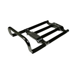   Csomagtartó, krómozott, fekete gumival, Simson S50, KR51/1, SR4-2, SR4-3, SR4-4