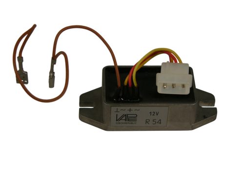 Egyenirányító és feszültségszabályzó, 12V, VAPE R54, Simson S53
