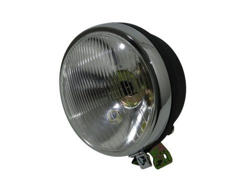 Fényszóró, komplett, BA20D és helyzetjelző foglalattal, Wesem foncsorral, Simson S51