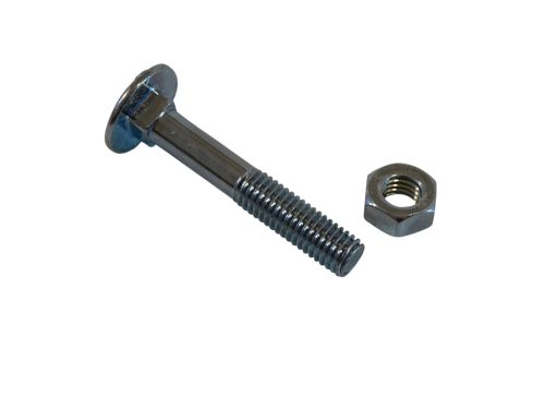 Motortartó kapupánt csavar, horganyzott középső, M8X45, horganyzott, DIN603, Simson S50, S51, S53